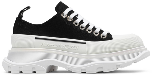 Giày Alexander McQueen Tread Slick 'Black White' 611705-W4L32-1070