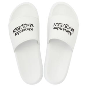 Dep Alexander Mcqueen Logo Full Slide 'White' 663564-W4RF0-9061