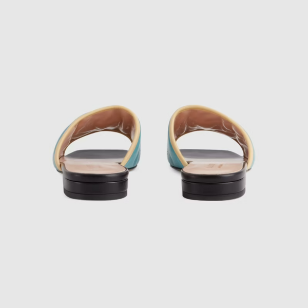 Giày Gucci Online Exclusive Sandal with Double G ‎663879-C9D10-9360 - Ảnh 5