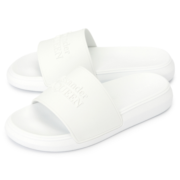 Dep Alexander Mcqueen Full Slide 'White' 666983-W4QS0-9000