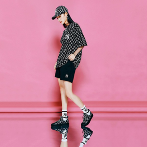 Alternative view of Giày Mlb Playball Monogram Black 3ACVVM12N-50BKS