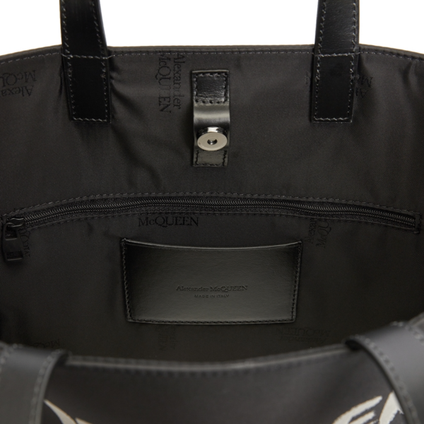 Tui Alexander Mcqueen Graffiti Logo 'Black' 668591-1AAEY-1073
