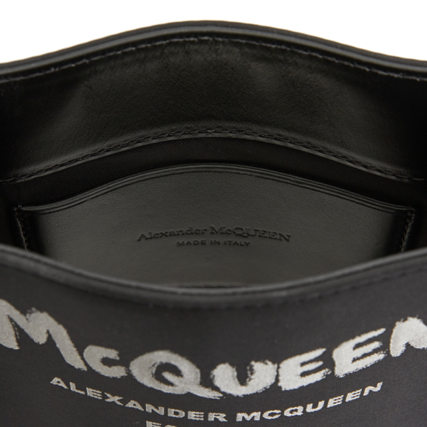 Tui Alexander Mcqueen Graffiti Logo Mini 'Black' 668592-1AAEZ-1073