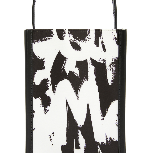 Tui Alexander Mcqueen Graffiti Logo Mini 'Black' 668592-1AAHF-1081