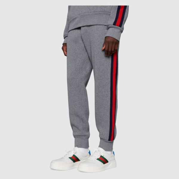 Giay Gucci Sneaker With Web 'White' 669698-UPG10-9060