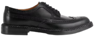 Giày Gucci Men's Lace-up Shoe with Brogue Details ‎669830-0GQ00-1000