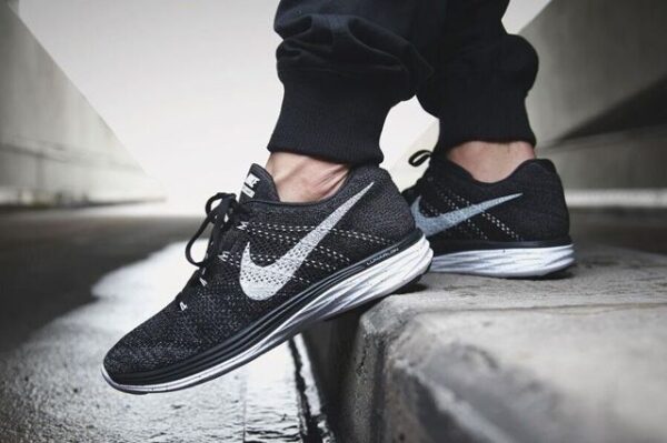 Giày Nike Flyknit Lunar3 Oreo 698181-010 - Ảnh 4