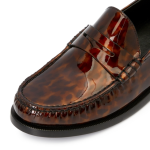 Giay Saint Laurent Monogram Penny Tortoiseshell 'Brown' 670231-AAARV-2094