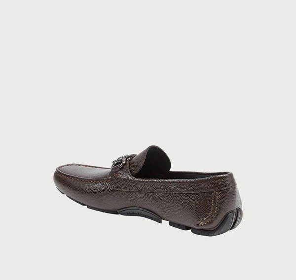Giày Salvatore Ferragamo Driver Gancini 'Chocolate' 024728-671733 - Ảnh 3