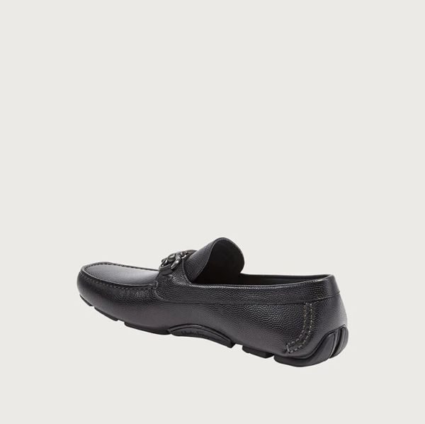 Giày Salvatore Ferragamo Driver Gancini 'Black' 024728-671739 - Ảnh 3
