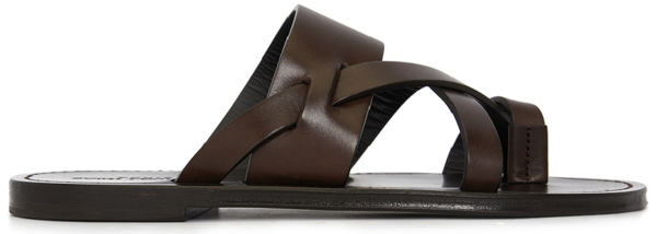 Dep Saint Laurent Culver Flat 'Brown' 671904-DWE00-6023