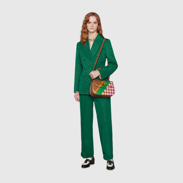 Túi Gucci Medium Top Handle With Bamboo Brown 672206-UQBBT-2674 - Ảnh 2