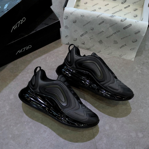 Giày Nike Air Max 720 GS 'Total Eclipse' AQ3196-001 - Ảnh 5