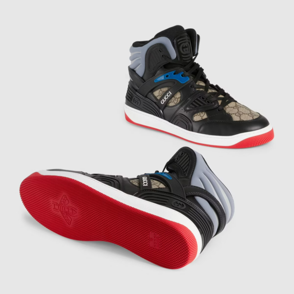 Giày Gucci Men's Basket Sneaker 673077-2SHG0-1066 - Ảnh 5