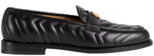 Giày Gucci Men's Matelassé Loafer with Double G 673814-BKO60-1000