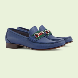 Alternative view of Giày Gucci Horsebit Loafer 'Indigo Blue' 673819-1WQ10-4271