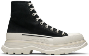 Giày Alexander McQueen Tread Slick Boots 'Black White' 604254-W4L32-1070