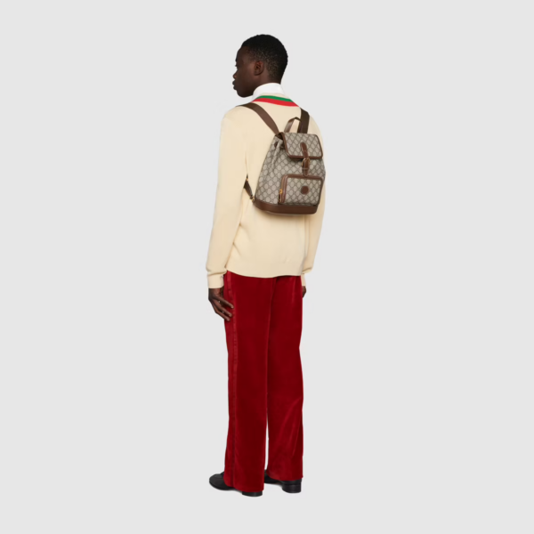 Balo Gucci With Interlocking G 'Beige' 674147-92THG-8563 - Ảnh 5