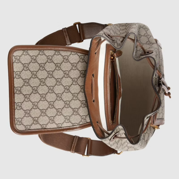 Balo Gucci With Interlocking G 'Beige' 674147-92THG-8563 - Ảnh 2
