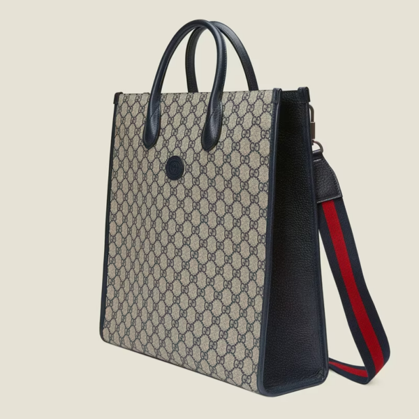Tui Gucci Medium Tote Bag With Interlocking G 'Beige' ‎674155-9C2VN-4076