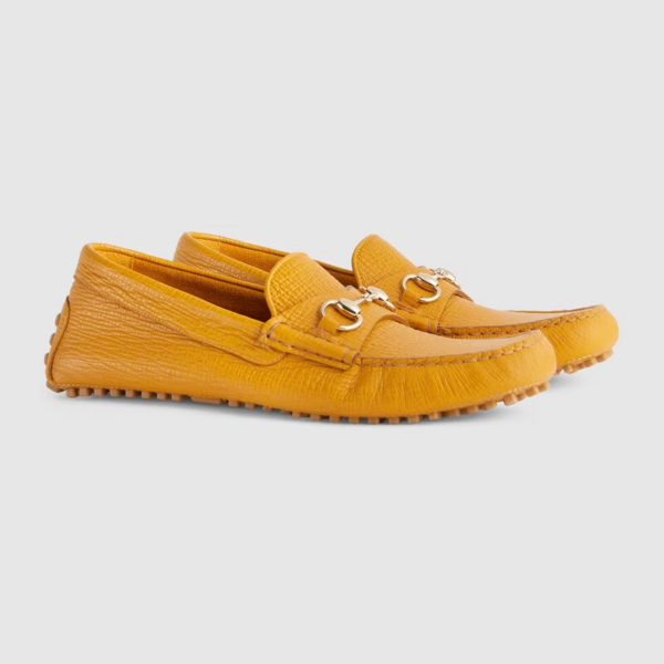 Giày Gucci Horsebit Driver 'Orange' ‎674254-UDU00-7744 - Ảnh 3