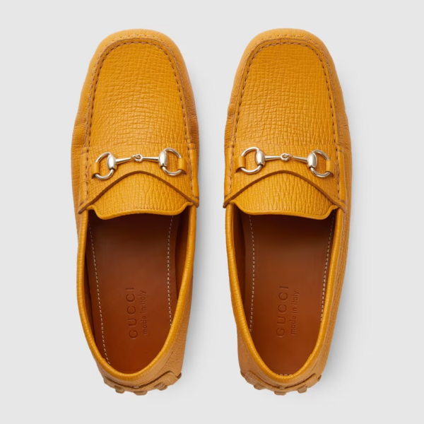 Giày Gucci Horsebit Driver 'Orange' ‎674254-UDU00-7744 - Ảnh 5