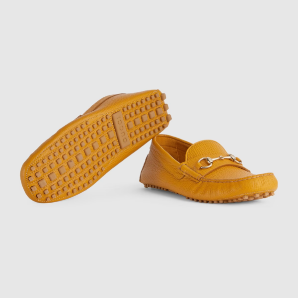 Giày Gucci Horsebit Driver 'Orange' ‎674254-UDU00-7744 - Ảnh 6