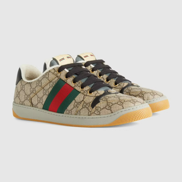 Giày Gucci Men's Screener Sneaker 674530-96GE0-9766 - Ảnh 3