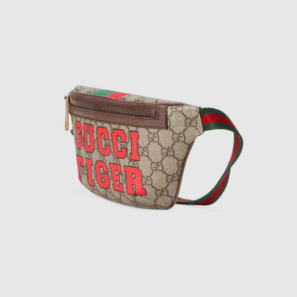 Túi Gucci Tiger GG Belt Bag Beige and Red Leather ‎675181-US7DC-9395 - Ảnh 4