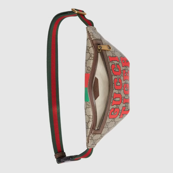 Túi Gucci Tiger GG Belt Bag Beige and Red Leather ‎675181-US7DC-9395 - Ảnh 2