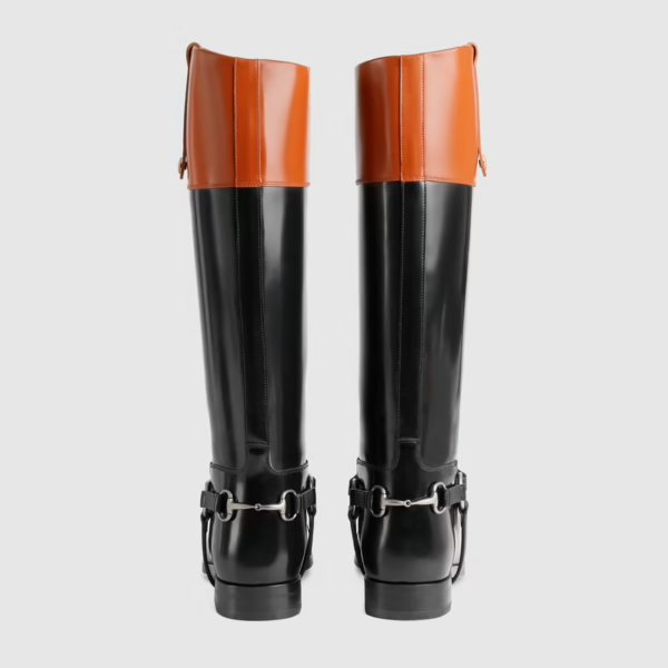 Giày Gucci Knee High Boot With Harness Black ‎675655-DS8J0-1079 - Ảnh 4