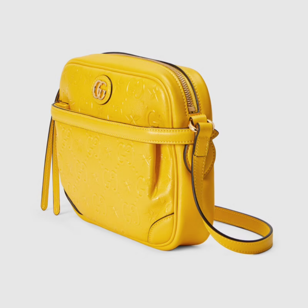 Túi Gucci Small GG Star Shoulder Yeallow Leather ‎675776-UF2AG-7223 - Ảnh 4