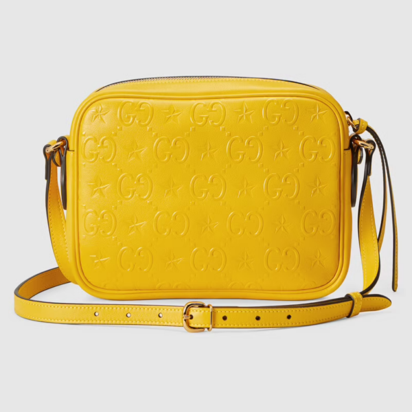 Túi Gucci Small GG Star Shoulder Yeallow Leather ‎675776-UF2AG-7223 - Ảnh 3