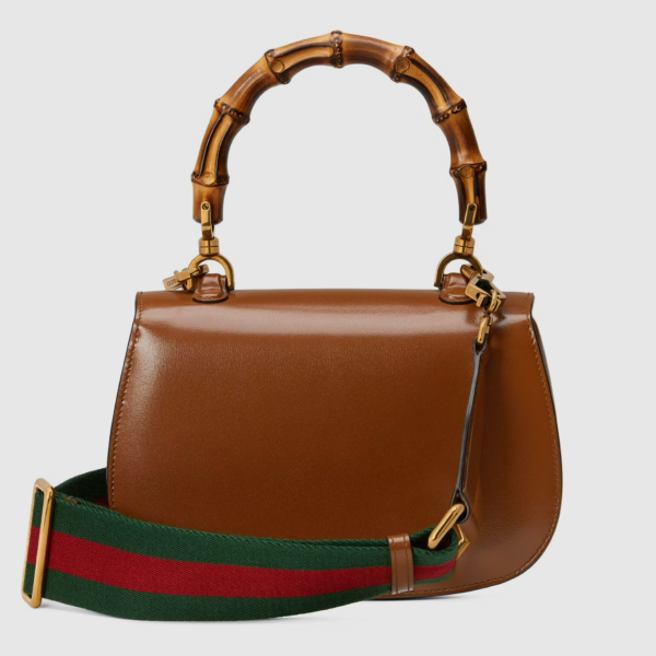 Túi Gucci Small Top Handle Bag With Bamboo 675797-10ODT-2579 - Ảnh 4