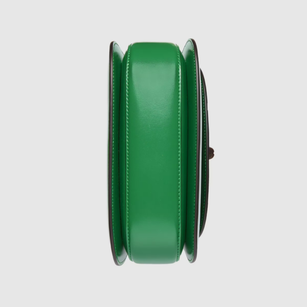 Túi Gucci Small Top Handle Bag With Bamboo Green Leather 675797-10ODT-3384 - Ảnh 5