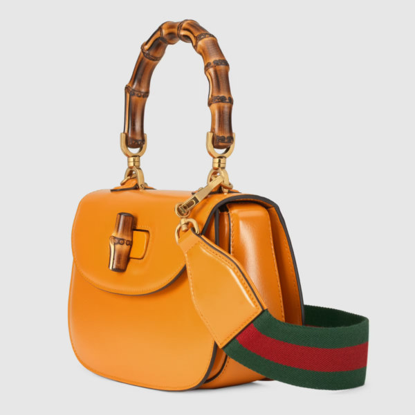 Túi Gucci Small Bamboo Marigold 'Yellow' 675797-10ODT-7769 - Ảnh 2