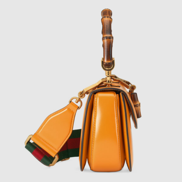 Túi Gucci Small Bamboo Marigold 'Yellow' 675797-10ODT-7769 - Ảnh 4