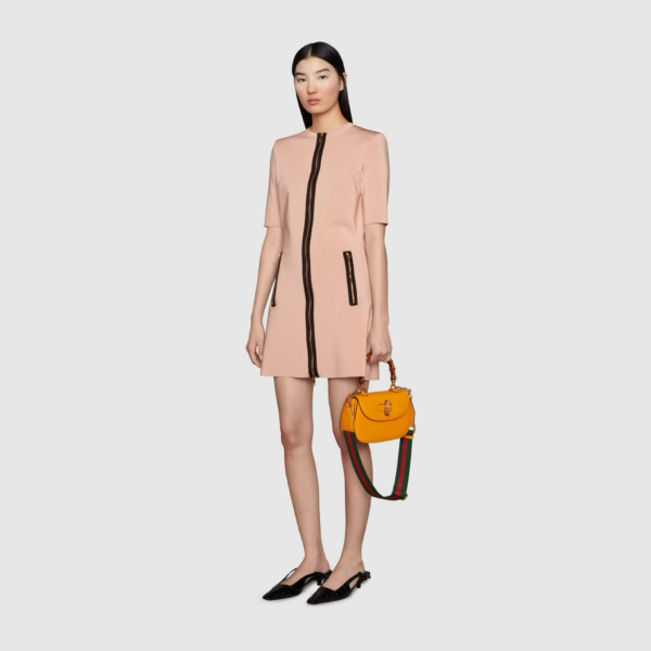 Túi Gucci Small Bamboo Marigold 'Yellow' 675797-10ODT-7769 - Ảnh 9