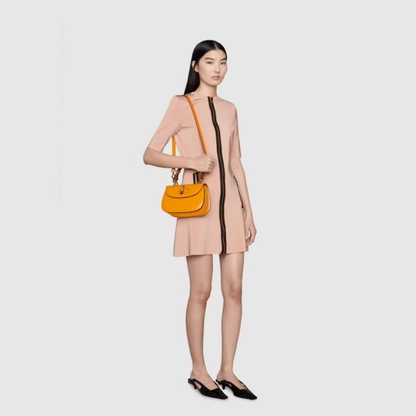 Túi Gucci Small Bamboo Marigold 'Yellow' 675797-10ODT-7769 - Ảnh 10