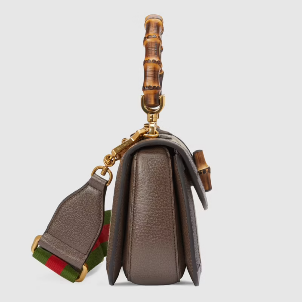 Túi Gucci Small Jumbo GG With Bamboo Caramel ‎675797-UKMDT-2570 - Ảnh 4