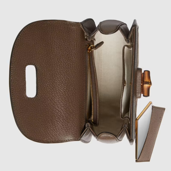 Túi Gucci Small Jumbo GG With Bamboo Caramel ‎675797-UKMDT-2570 - Ảnh 3