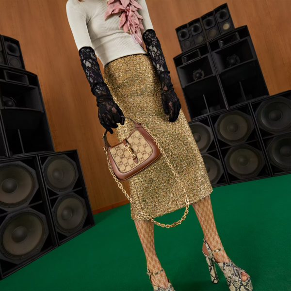 Tui Gucci Jackie 1961 Mini GG Shoulder 'Camel' 675799-21HRG-2687