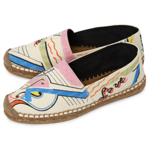 Giay Saint Laurent Love 1980 Espadrilles 'Ivory' 676161-AAAJC-8486