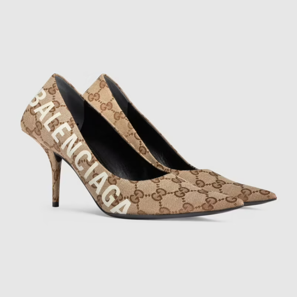 Giày Gucci Women's The Hacker Project Square Knife Pump ‎676603-KQW00-9742 - Ảnh 4