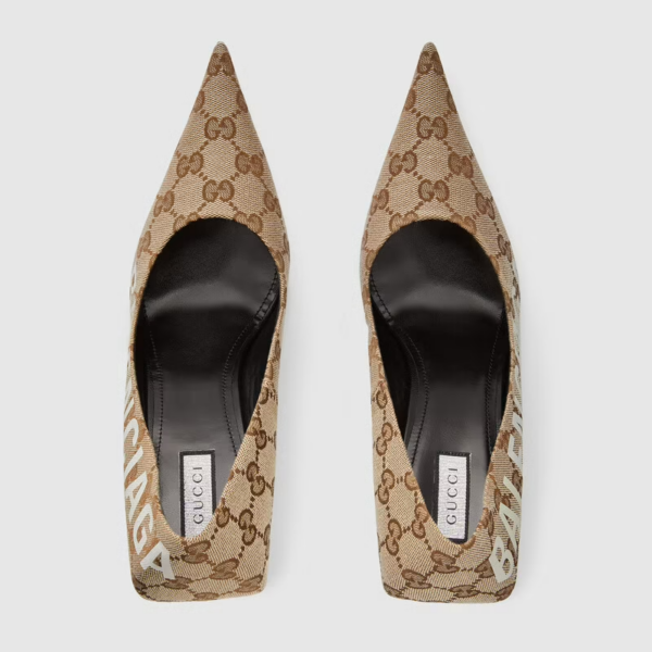 Giày Gucci Women's The Hacker Project Square Knife Pump ‎676603-KQW00-9742 - Ảnh 3