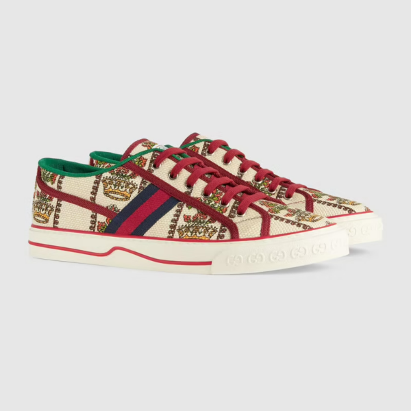 Giày Gucci Men's 100 Tennis 1977 Sneaker 677651-UH230-8473 - Ảnh 3