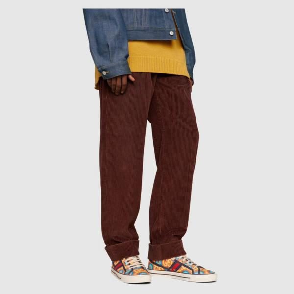 Giày Men's Gucci 100 Tennis 1977 Sneaker ‎677652-UL920-4060 - Ảnh 7