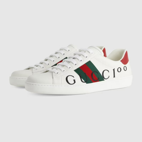 Giày Men's Gucci 100 Ace Sneaker 677717-0FI60-9063 - Ảnh 3