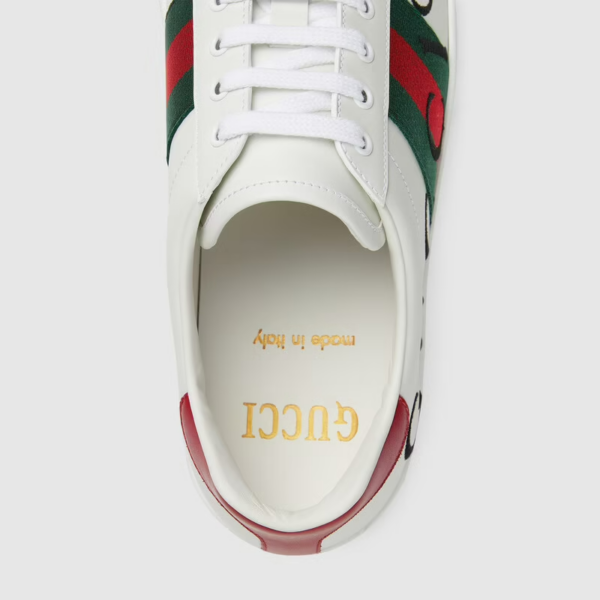 Giày Men's Gucci 100 Ace Sneaker 677717-0FI60-9063 - Ảnh 6