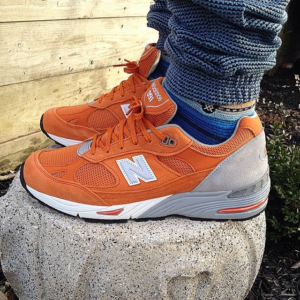 Alternative view of Giày New Balance 991 Made in England 'Orange' M991OGW